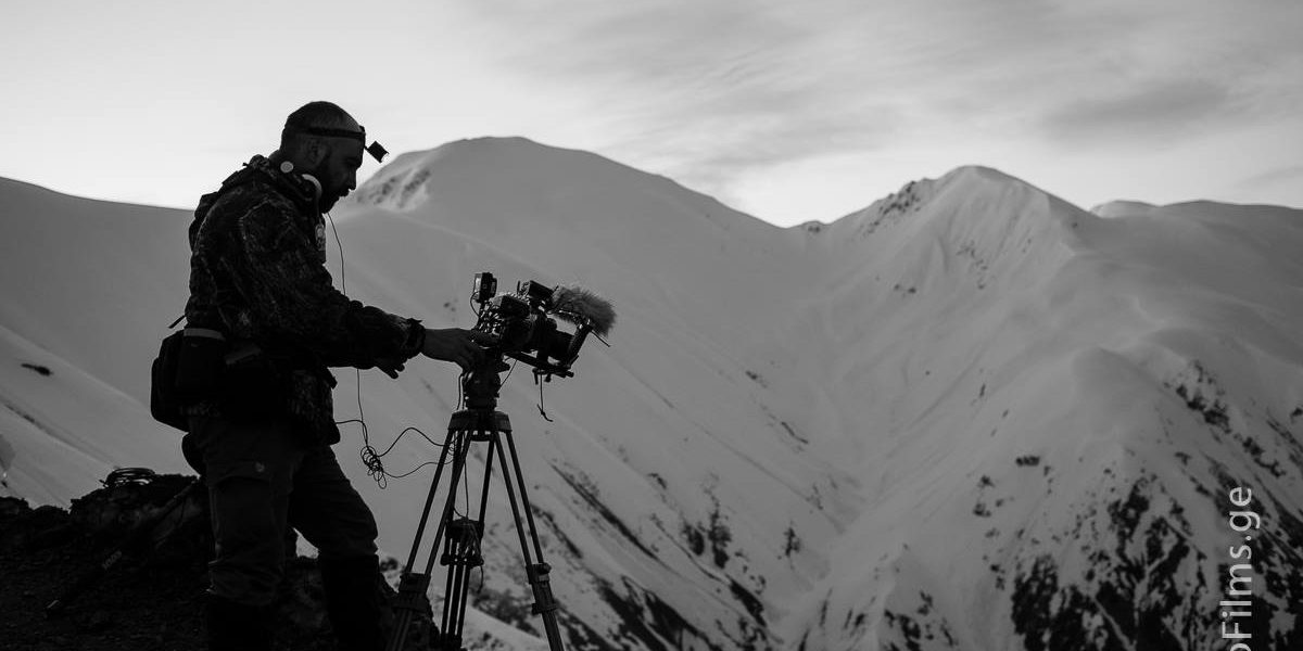 Filming in Tusheti Filming in Tusheti