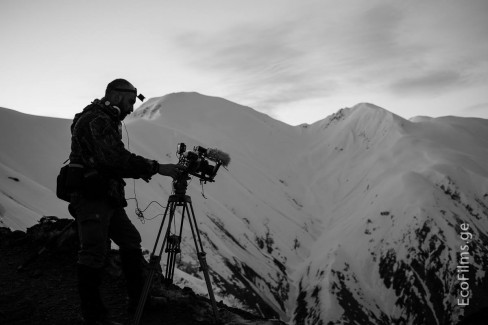 Filming in Tusheti